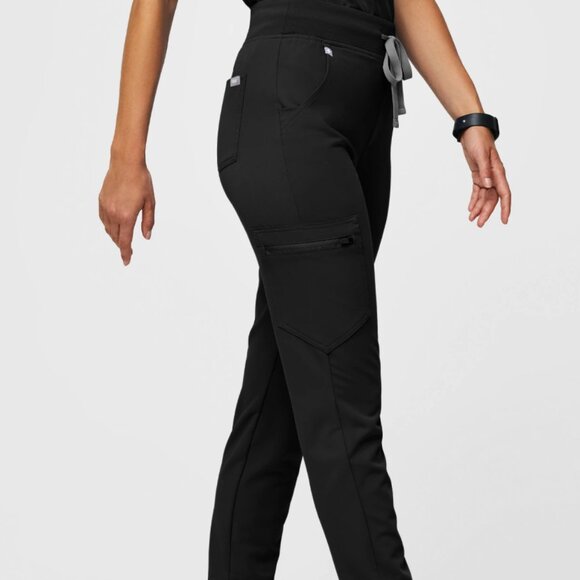 Figs Zamora Jogger Scrub Pants Black XXS TALL - Picture 1 of 8